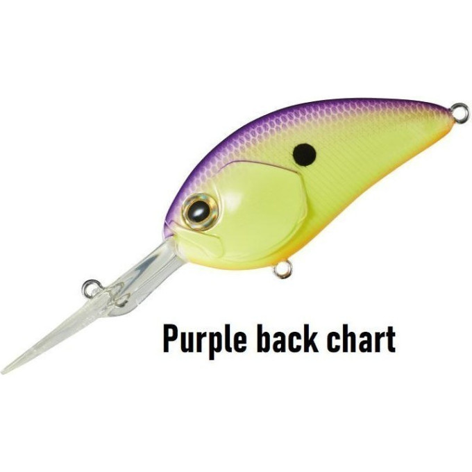 Воблер DAIWA Steez Crank 300 Purple Back Chart 07431597